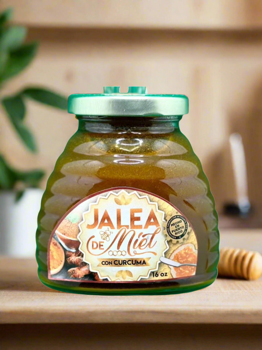Honey Jelly with Turmeric - 16oz