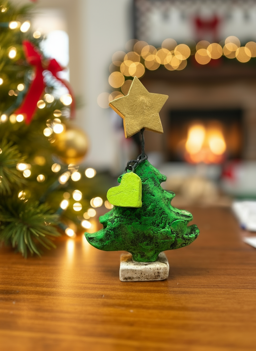 Arbolito de Navidad en cerámica