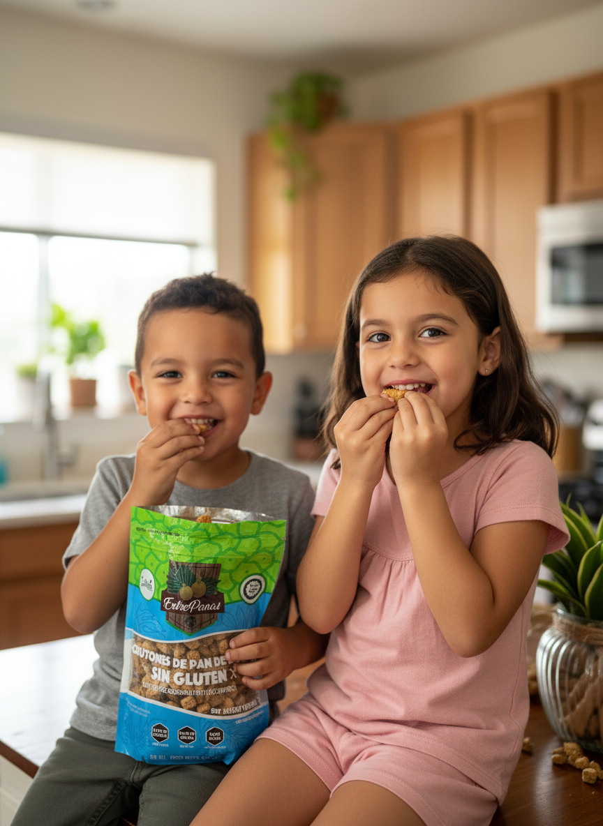 Crutones de Pan de Pana