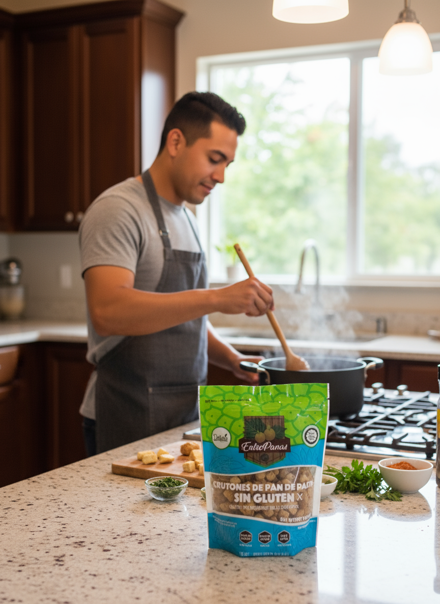 Corduroy Bread Croutons