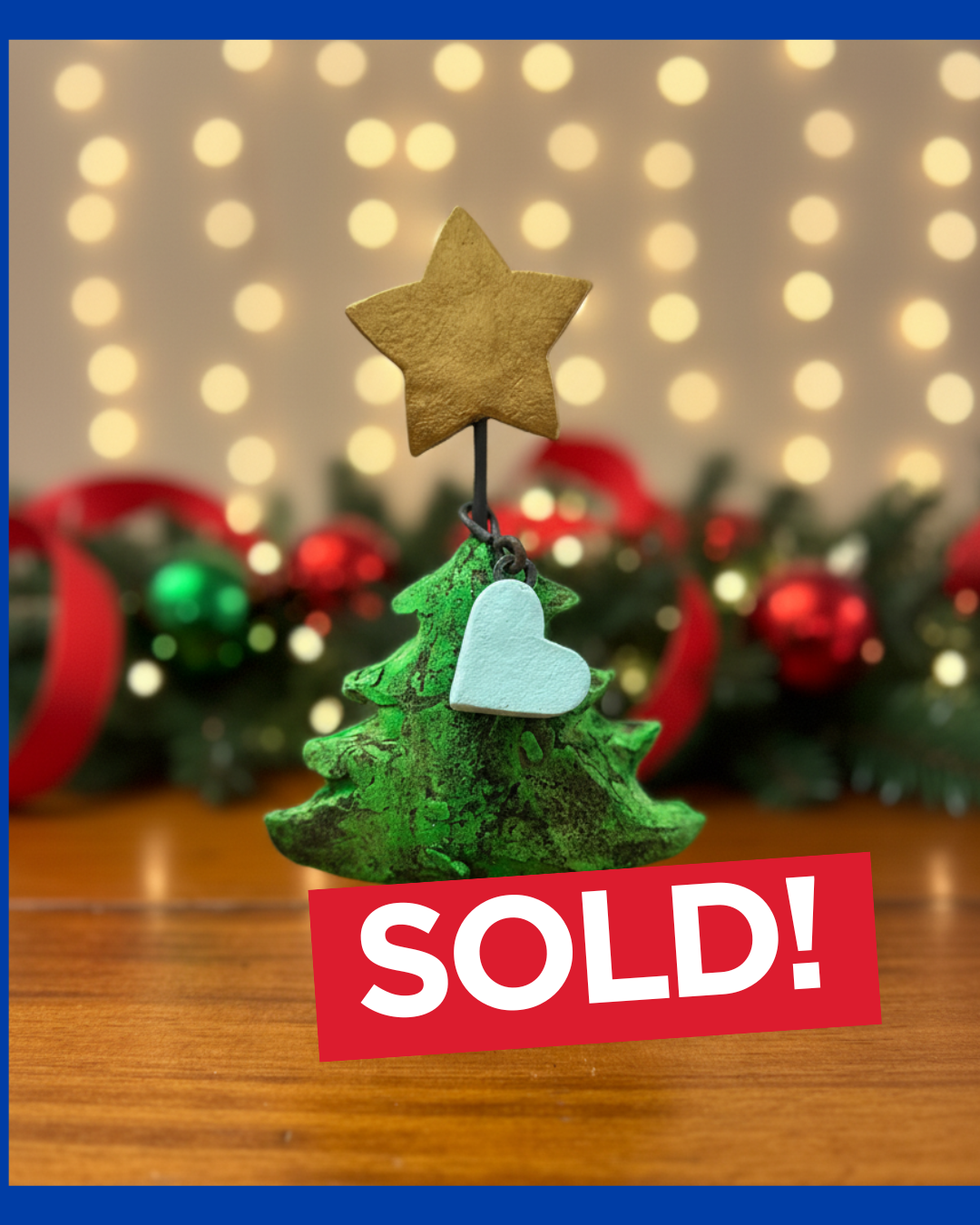 Arbolito de Navidad en cerámica