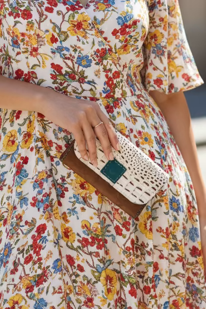 Cartera en cuero