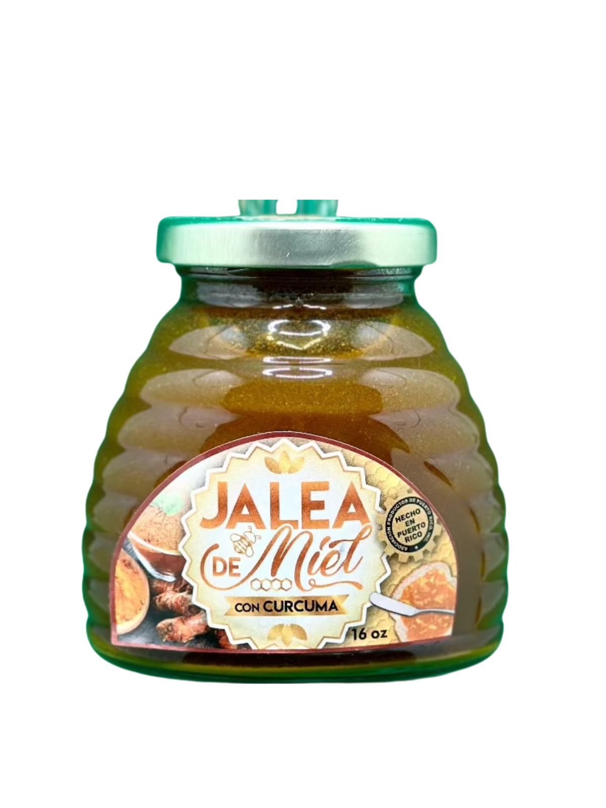 Jalea de Miel con Curcuma- 16oz